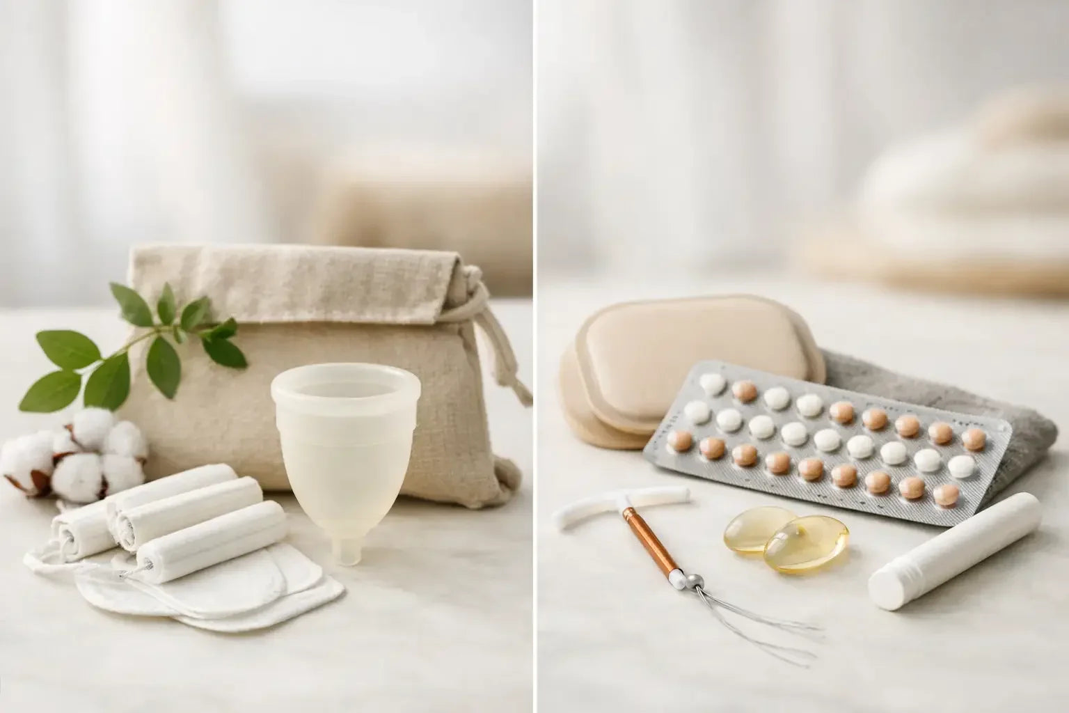 Hormone-Free Versus Hormonal Period Care