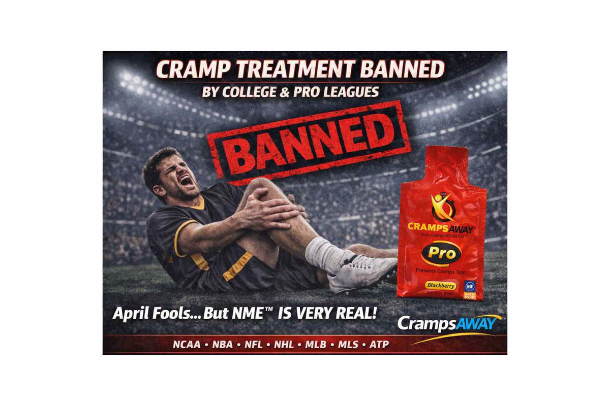Cramp Treatment Banned by NCAA & Pro Leagues
