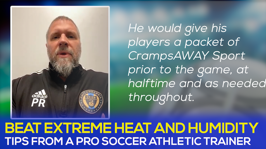 Pro Soccer Athletic Trainer Paulie Rushing Discusses CrampsAWAY