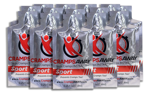 CrampsAWAY Sport 50 Pack w/ Money Back Guarantee