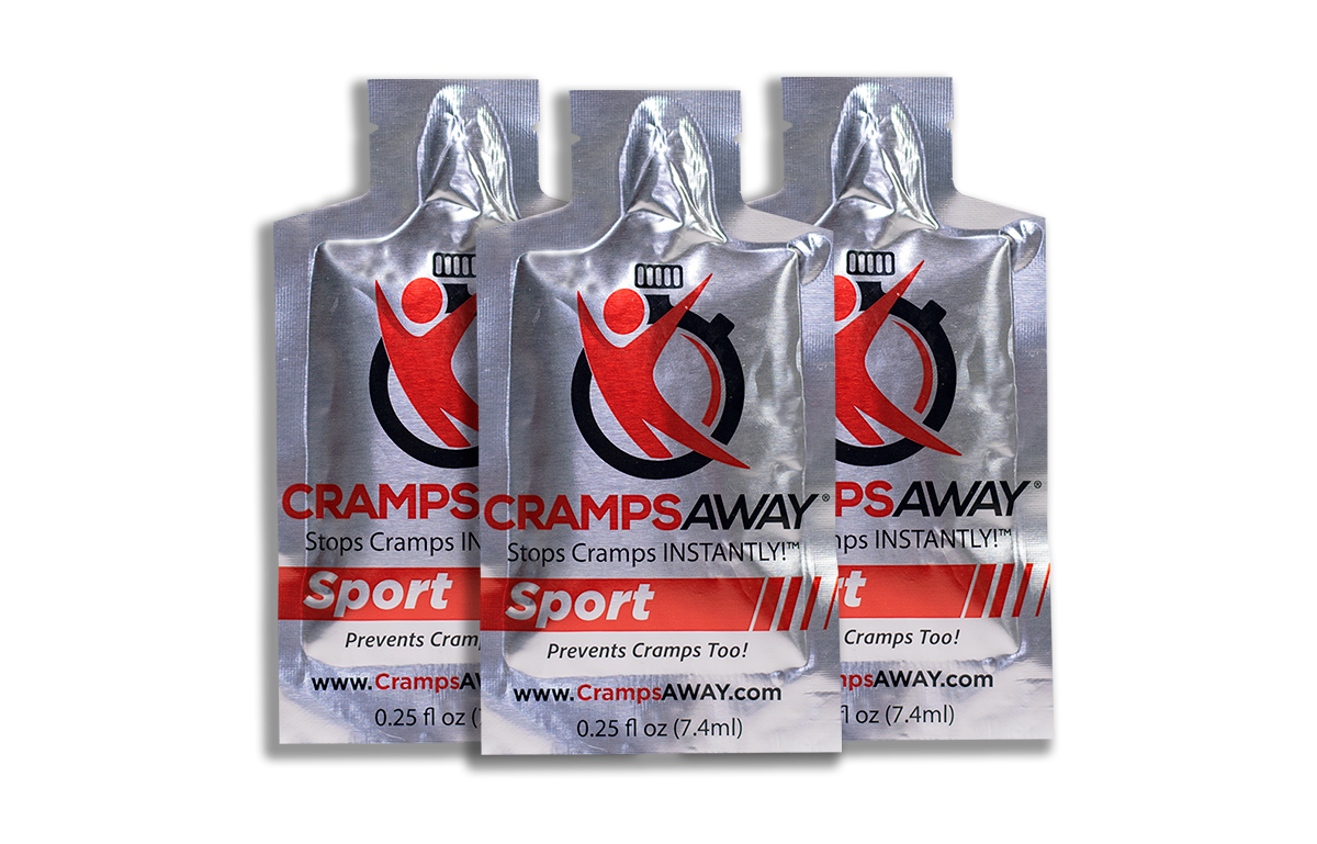 CrampsAWAY Sport 3 Pack w/ Money Back Guarantee